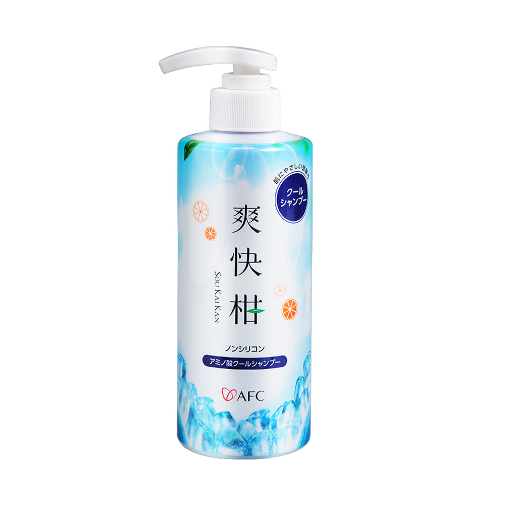 AFC Shokaigan Cool Shampoo Cleanse Itchy Sensitive Scalp Anti Hair Loss Strengthen Hydrate - Lifestream Group US