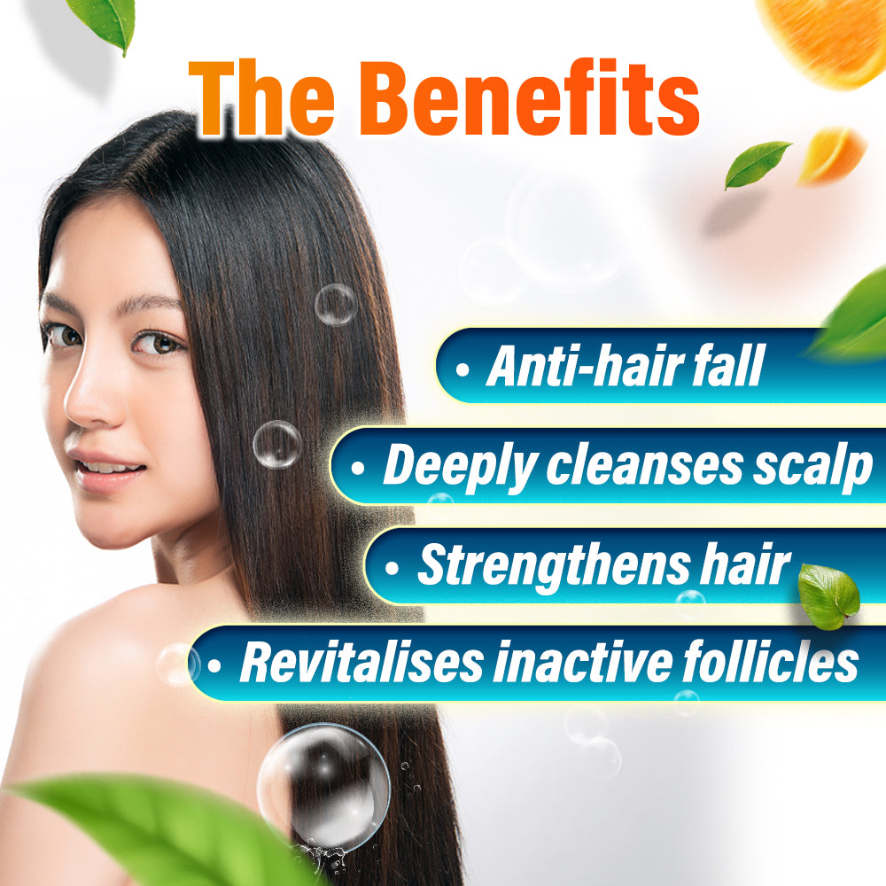 AFC Shokaigan Shampoo + Hair Growth Tonic for Anti Hair Loss Fall Hydrate Fast Hair Growth