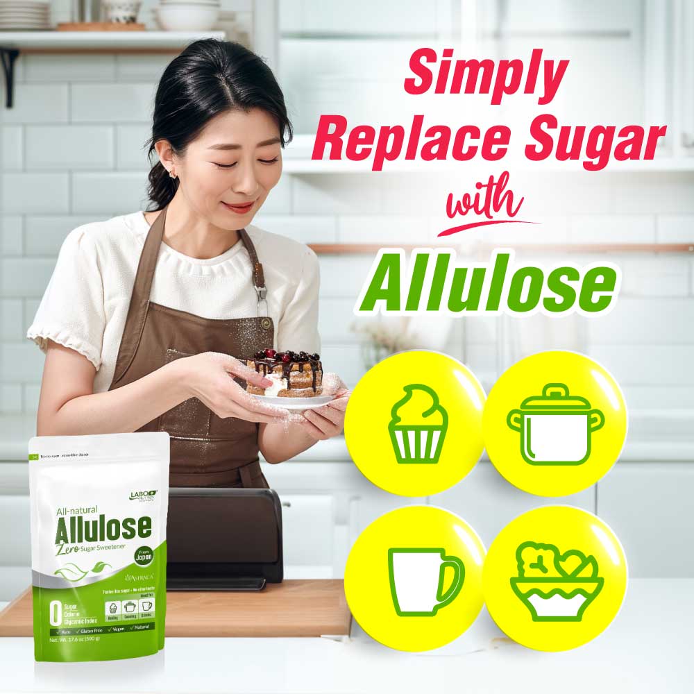 LABO Nutrition Allulose 阿洛酮糖 Healthiest Natural Sweetener Zero Calorie Glucose Control - Lifestream Group US