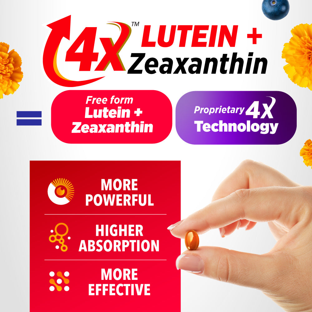 AFC Japan Diamond Vision PRO 4X - Vision Formula with Lutein 4X &amp; Zeaxanthin for Strain, Fatigue, Blurry &amp; Poor Vision, Dryness, Vision Health, 60 Count - Lifestream Group US