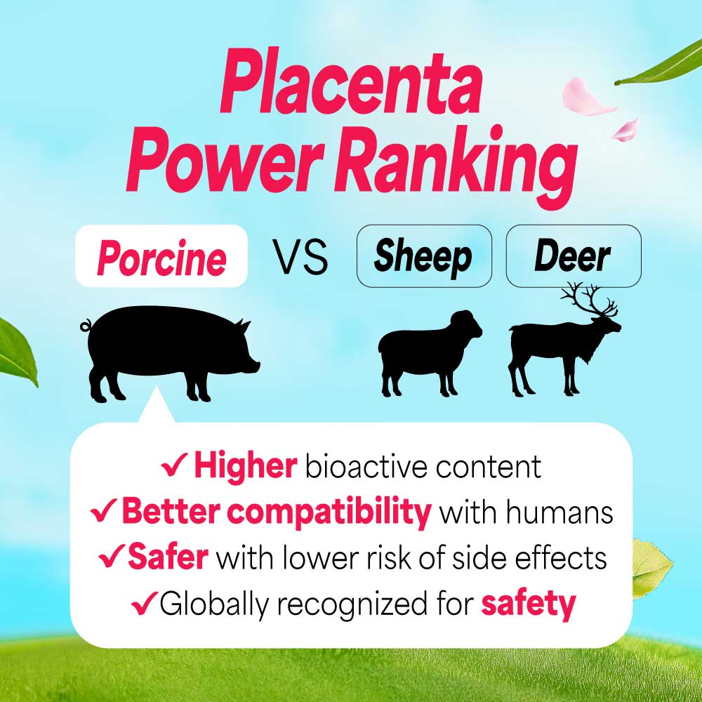 LABO Nutrition Le Ageless Placenta 99 with Ceramides – Placenta Supplement with Collagen Peptides &amp; Oryza Ceramides for Skin Regeneration, Hydration, Anti-Aging, Wrinkle Support &amp; Immune Health, 60 Capsules - Lifestream Group US