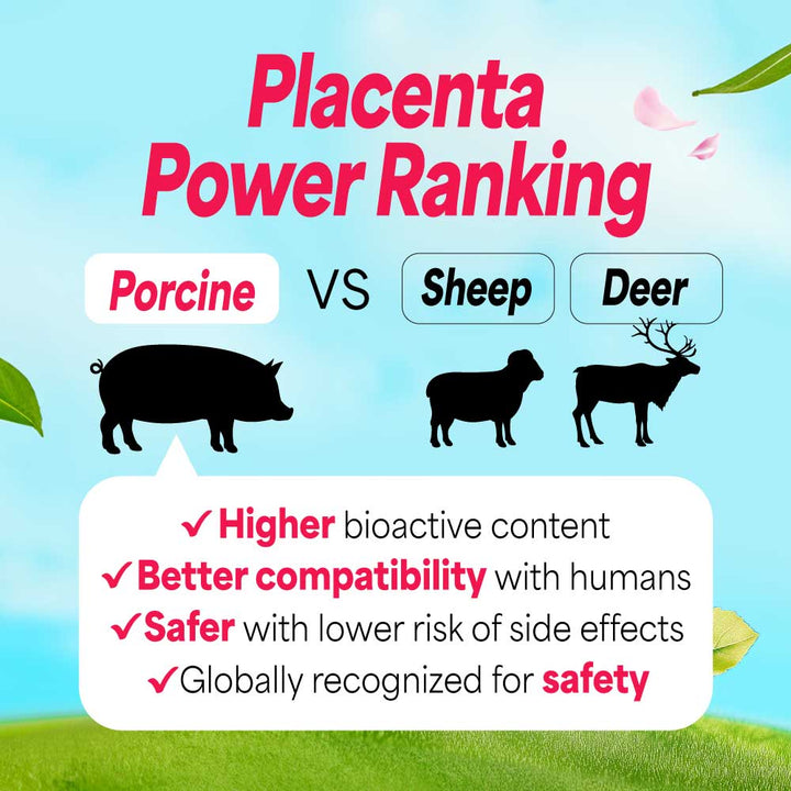 LABO Nutrition Le Ageless Placenta 99 with Ceramides – Placenta Supplement with Collagen Peptides &amp; Oryza Ceramides for Skin Regeneration, Hydration, Anti-Aging, Wrinkle Support &amp; Immune Health, 60 Capsules - Lifestream Group US