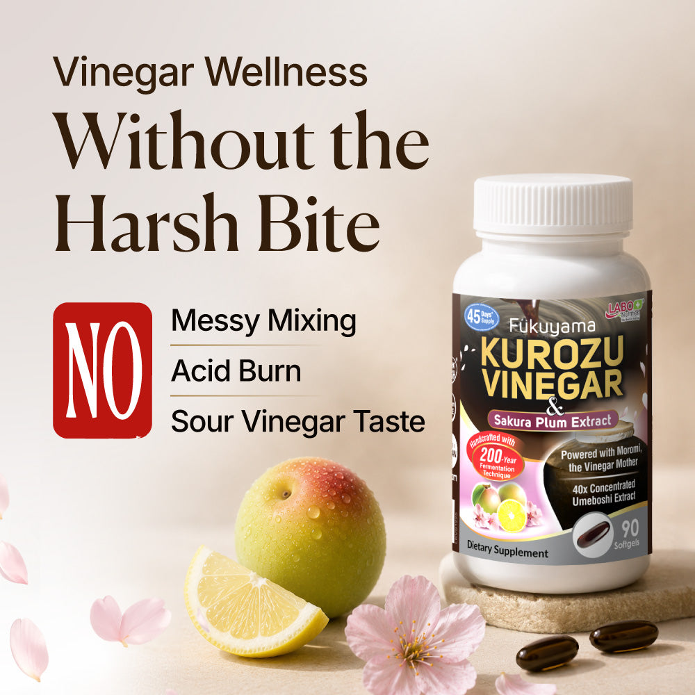 LABO Kurozu Vinegar for Digestion Detox Bloating Constipation Cleansing Slimming Weight Energy &amp; Wellness Health - Lifestream Group US