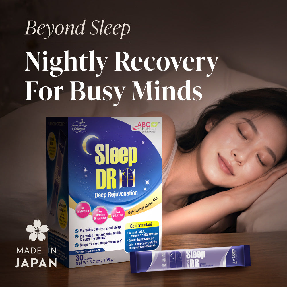 LABO Nutrition Sleep DR熟睡宁 - 失眠补充剂  含有天然 GABA  不含褪黑激素