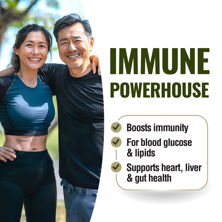 LABO Bioactive Organic Agaricus Blazei Murill+7 Mushroom Extracts-Immunity &amp; Blood Glucose - Lifestream Group US