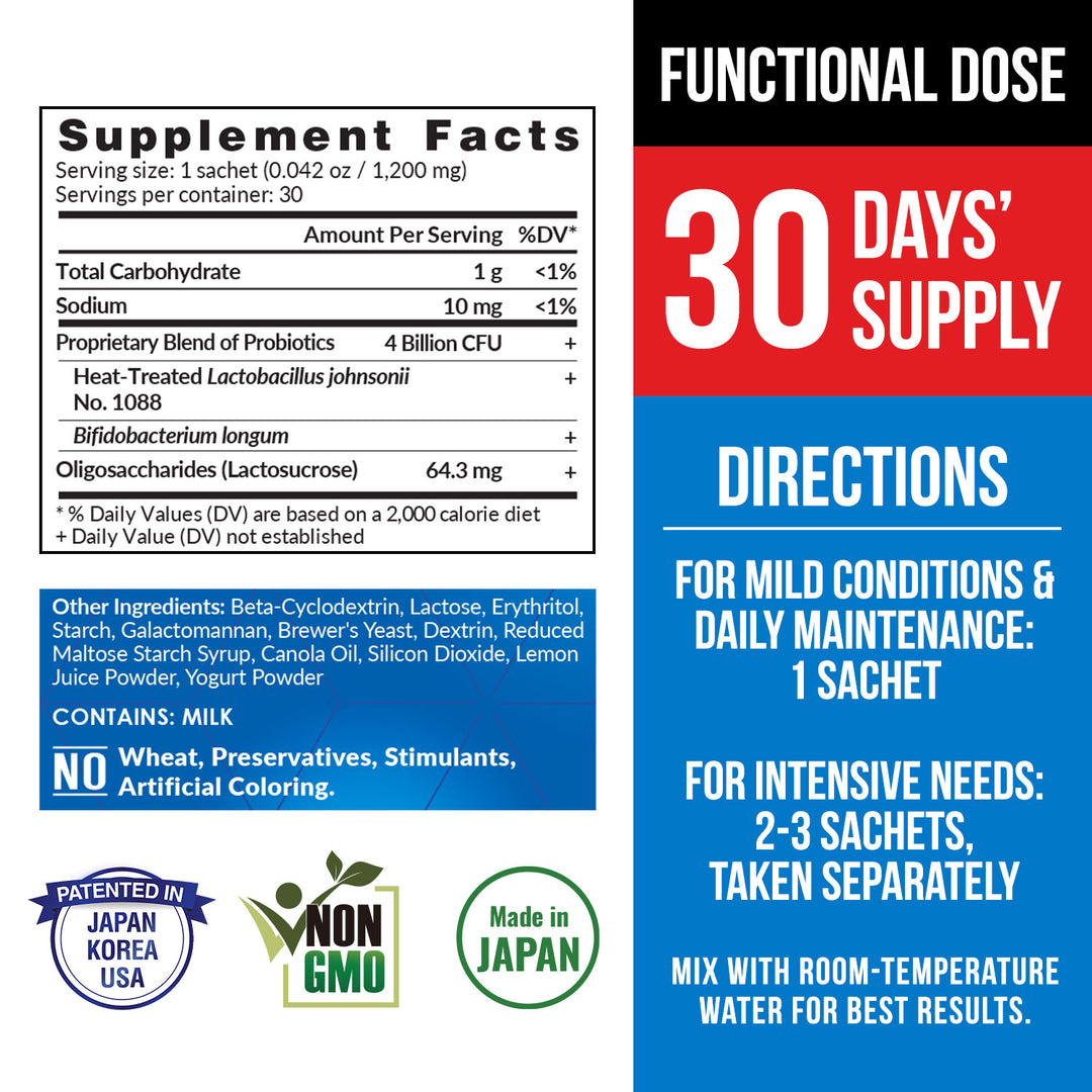 GASTRICELL - Eliminate H. Pylori, Relieve Acid Reflux and Heartburn, Regulate Gastric Acid - Targets The Root Cause of Recurring Gastric Problems, Natural Defence Against Gastric Distress -30 sachets - Lifestream Group US