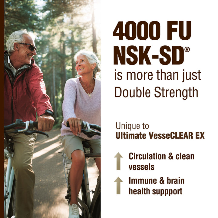 LABO Nutrition Ultimate VesseCLEAR EX Nattokinase NSK-SD 4000FU &amp; Elastin F, Vessel Circulation &amp; Brain Health Support, Japanese Supplement Shelf Stable Acid Resistant DRCaps Delayed Release Capsules - Lifestream Group US