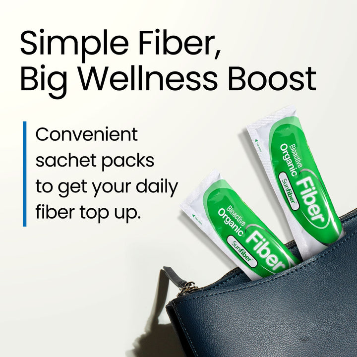 LABO Nutrition Bioactive Organic Fiber – Sunfiber PHGG Soluble Prebiotic Fiber for Digestive Regularity &amp; Gut Health – Partially Hydrolyzed Guar Gum, Low FODMAP, Unflavored, Vegan, Non-GMO, 30 Sachets - Lifestream Group US