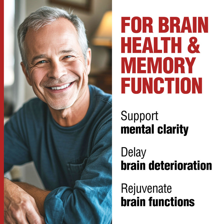 LABO Nutrition NeuroREGAIN – Scallop-Derived Plasmalogen Supplement for Memory, Focus &amp; Brain Health Support