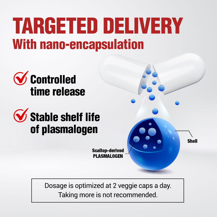 LABO Nutrition NeuroREGAIN – Scallop-Derived Plasmalogen Supplement for Memory, Focus &amp; Brain Health Support