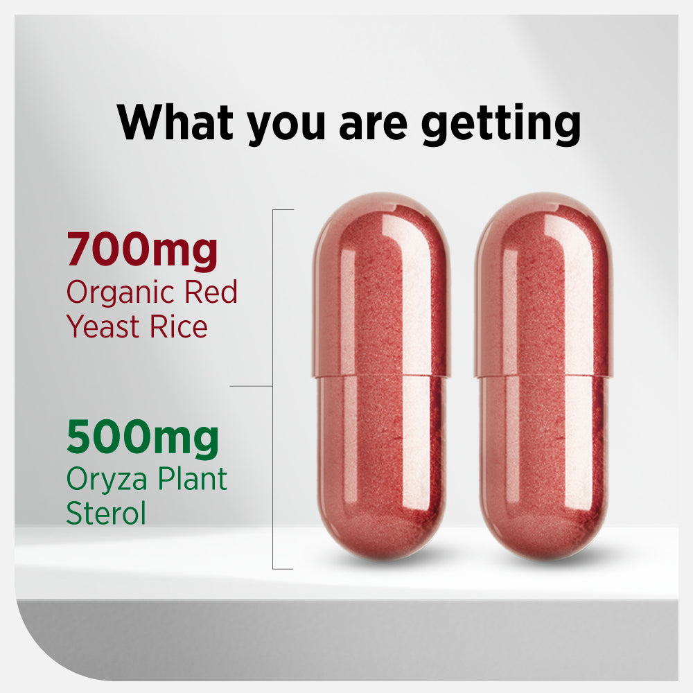 LABO Nutrition CHOLRestore – Red Yeast Rice with Phytosterol Health Supplement, Supports Healthy Cholesterol Levels &amp; Cardiovascular System, Citrinin &amp; Aflatoxin Free - Lifestream Group US