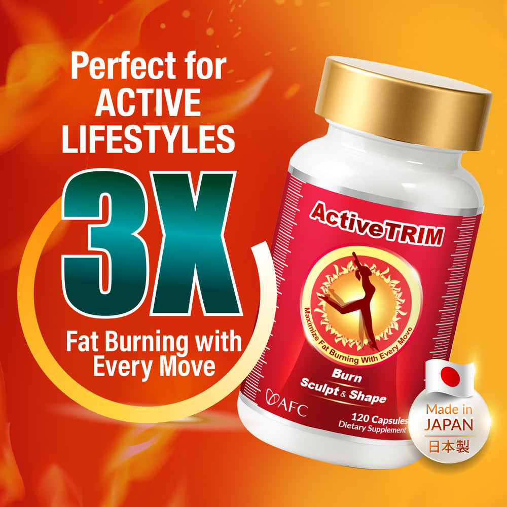 AFC Japan ActiveTRIM活速瘦 Burns 3x More Fat With Every Move-Slimming, Burn Fat Burner, Loss Weight - Lifestream Group US