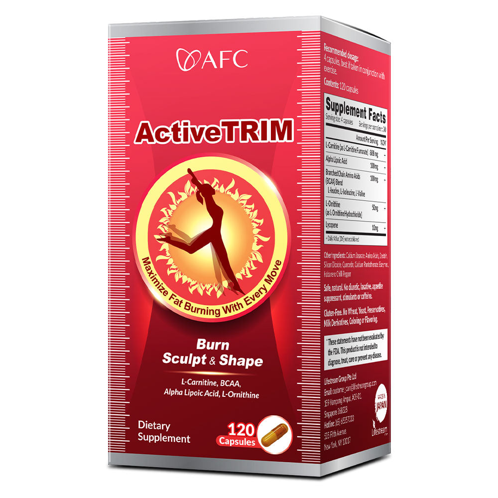 AFC Japan ActiveTRIM活速瘦 Burns 3x More Fat With Every Move-Slimming, Burn Fat Burner, Loss Weight - Lifestream Group US