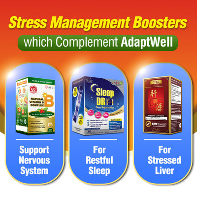 LABO Nutrition AdaptWell Ashwagandha & Rhodiola Rosea Extract - Reduce Stress Calm Mood - Lifestream Group US