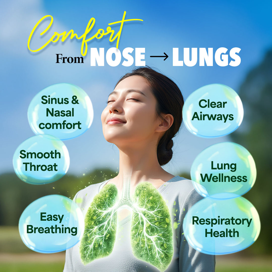 LABO Nutrition Airwayz for Sinus Throat Lung Respiratory Immune Brain Health Targeting Congestion Allergy Energy - Lifestream Group US