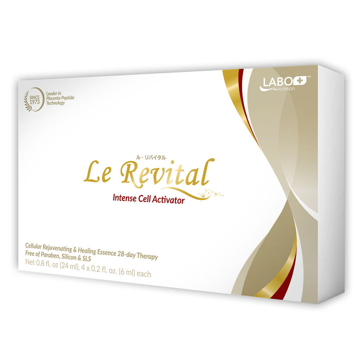 Le Revital 98% Concentrated Nano Placenta Extract, Umbilical Extract &amp; Sodium Hyaluronate Anti-Aging Serum –Reduce Wrinkles, Dark Spot + Hydration - Lifestream Group US