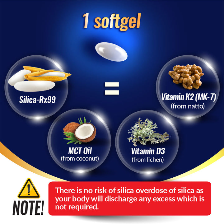 LABO Nutrition Bioactive Silica 水溶性硅素 - Increase Bone Density, Stronger Bones - Lifestream Group US