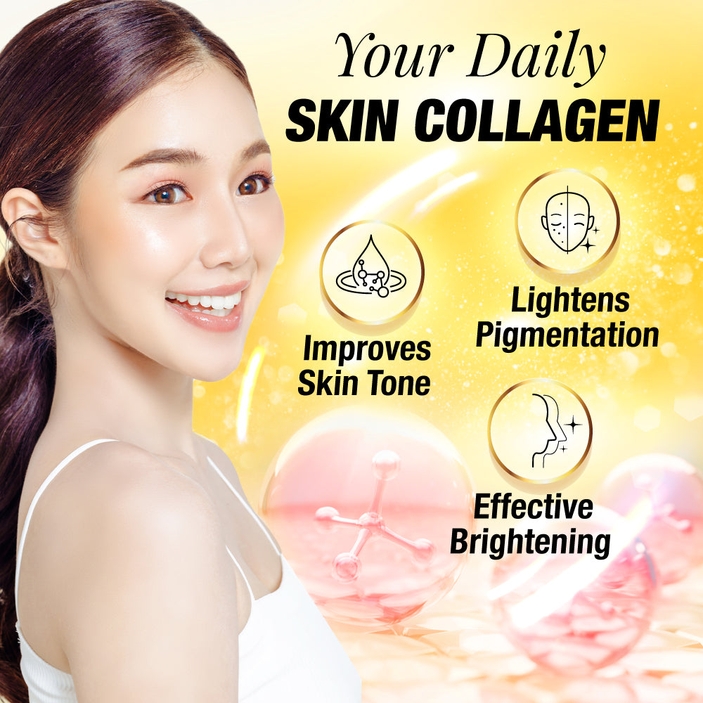 AFC Collagen White Beauty Gluthathione -Fair Skin Whitening Dark Spots Acne Scar Pigmentation