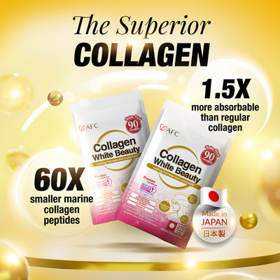 AFC Collagen White Beauty Gluthathione -Fair Skin Whitening Dark Spots Acne Scar Pigmentation