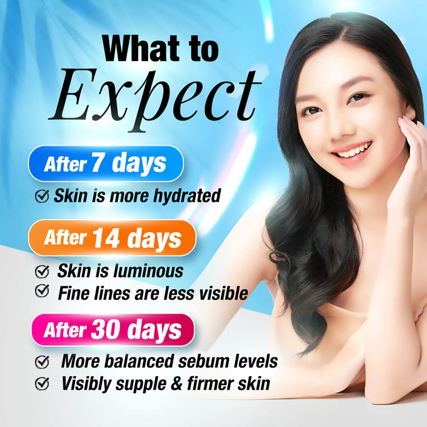 AFC Marine Collagen Beauty MCP-EX - Glowing Hydrated Firm Supple Skin, Lessen Dark Spots