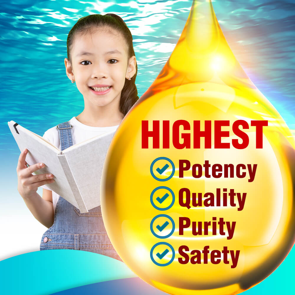 AFC Ultimate DHA70 - Omega 3 Fish Oil DHA EPA Smarter Learning Focus Attention Memory &amp; Eye Health for Children - Lifestream Group US
