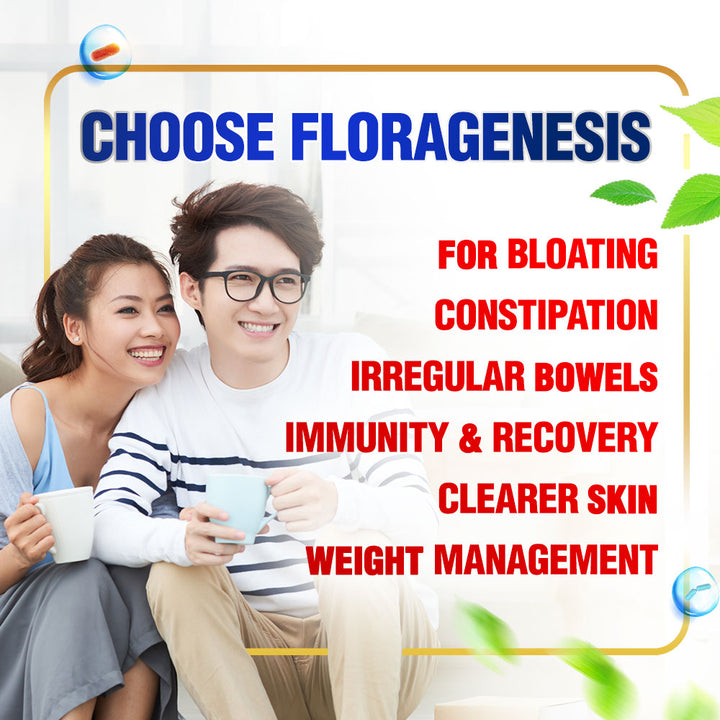 LABO Nutrition FloraGenesis 50 Billion CFU Live Probiotics for Gut Bloating Immune Slimming - Lifestream Group US