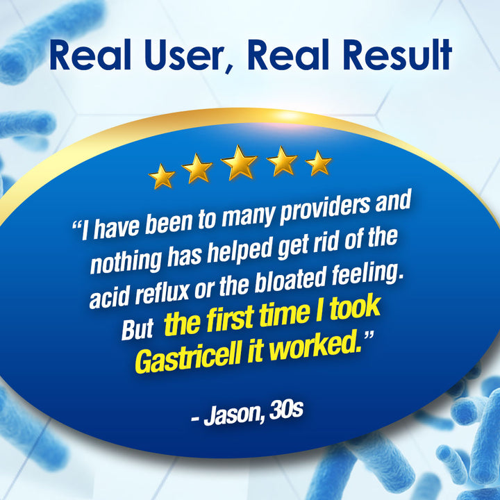 LABO GastriCELL Sachet 善胃仙-For Stomach Gastric &amp; H. Pylori-Acid Reflux Heartburn Bloat Indigestion - Lifestream Group US