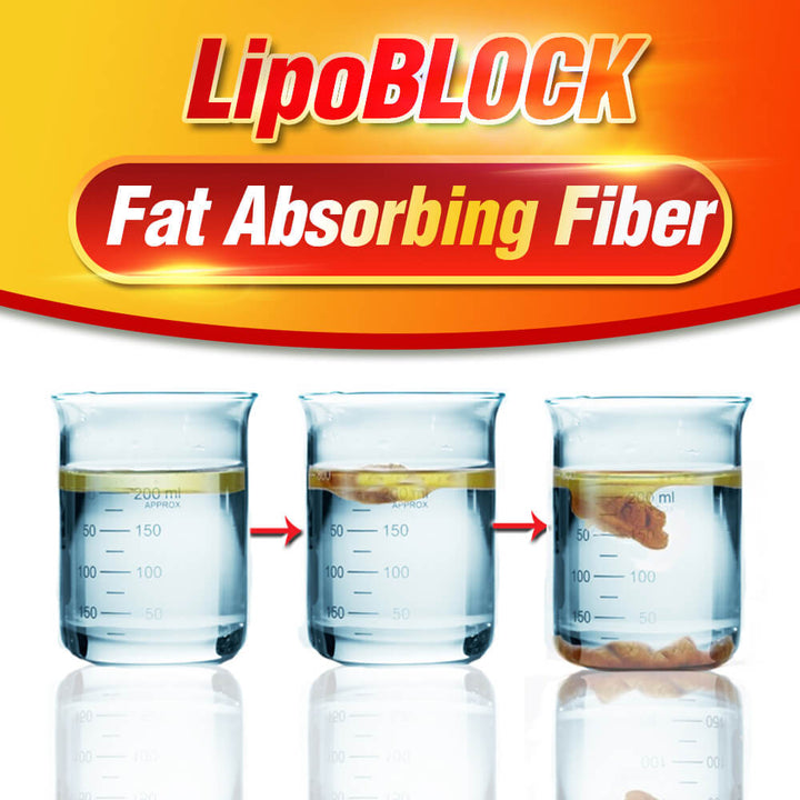 AFC LipoBlock Block Fats &amp; Calories - Loss Weight Slimming-Take Before Snacks Oily Foods - Lifestream Group US