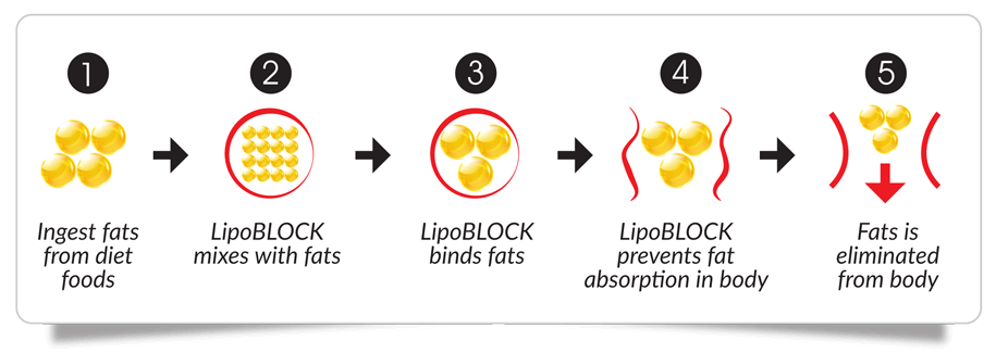 Fat Blocking AFC LipoBlock Block Fats & Calories - Loss Weight Slimming-Take Before ...