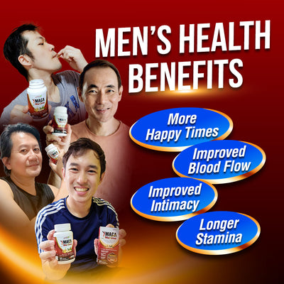 LABO Nutrition MacaMaxima Male Libido Performance Natural Booster Tongkat Ali + Maca for Men Health Energy & Stamina - Lifestream Group US