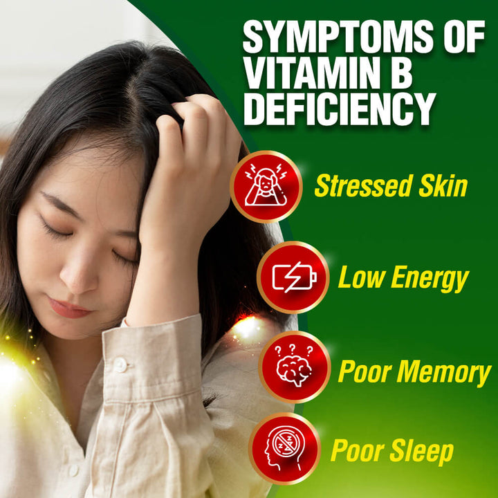 AFC Natural Vitamin B Complex Folic Acid Boost Energy Memory Healthy Hair &amp; Skin - Lifestream Group US