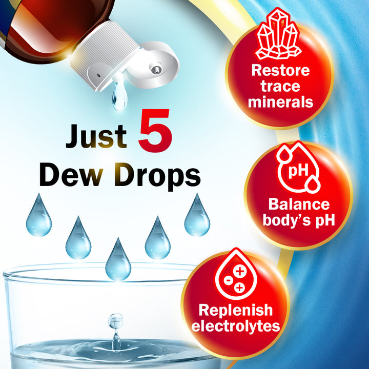 LABO Nutrition Precious Dew 100% Alkaline Mineral Concentrate Healthy Drink—Balance pH Electrolyte - Lifestream Group US