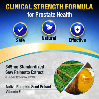 AFC Prostate Sensei Supreme Saw Palmetto Extract-Improve Urination, BPH & Men Health