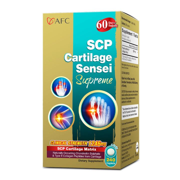 AFC SCP Cartilage Sensei Supreme—Swollen Stiff Joint Pain &amp; Healthy Uric Acid Level - Gout - Lifestream Group US