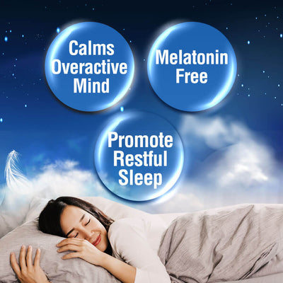 LABO Nutrition Sleep DR（深度回春）含有天然 GABA、L-茶氨酸、甘氨酸 – 有助于改善情绪、睡眠、放松和平静 - 不含褪黑激素