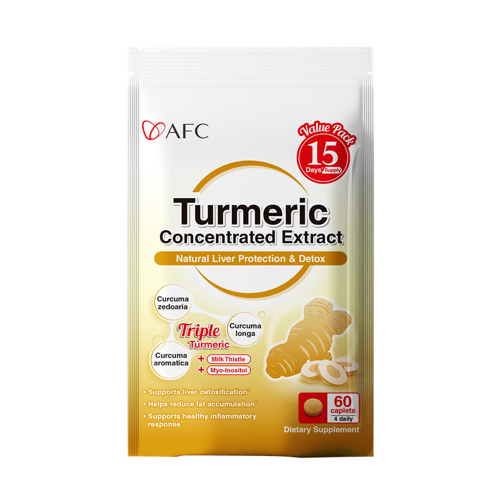 AFC Turmeric Extract—Best Curcuminoid—Natural Detox Digestion Slimming Immunity & Liver Care - Lifestream Group US