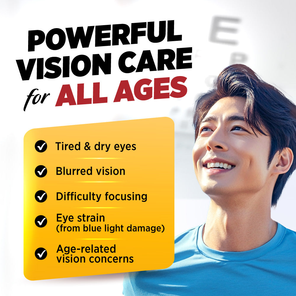LABO VisionREGAIN - Sharp Vision &amp; Saffron Supplement for Dry Eyes, Night Vision, Eye Strain Blurry Vision Blue Light - Lifestream Group US