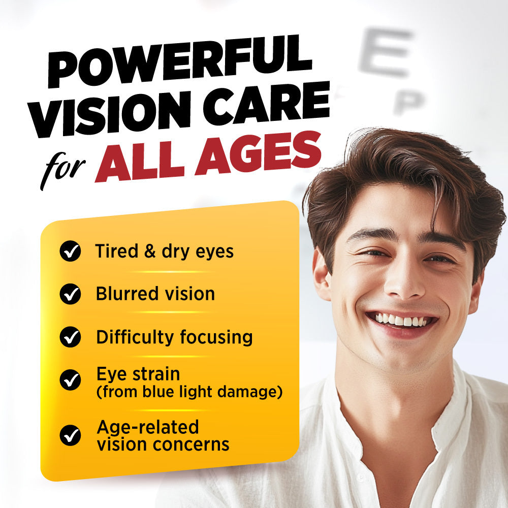 LABO Nutrition VisionREGAIN, Eye Vitamin Beyond AREDS 2 Formula with Lutein, Zeaxanthin, Saffron Extract, Blueberry for Macular and Retinal Health, Eye Fatigue, Night Vision Support 60 Counts - Lifestream Group US