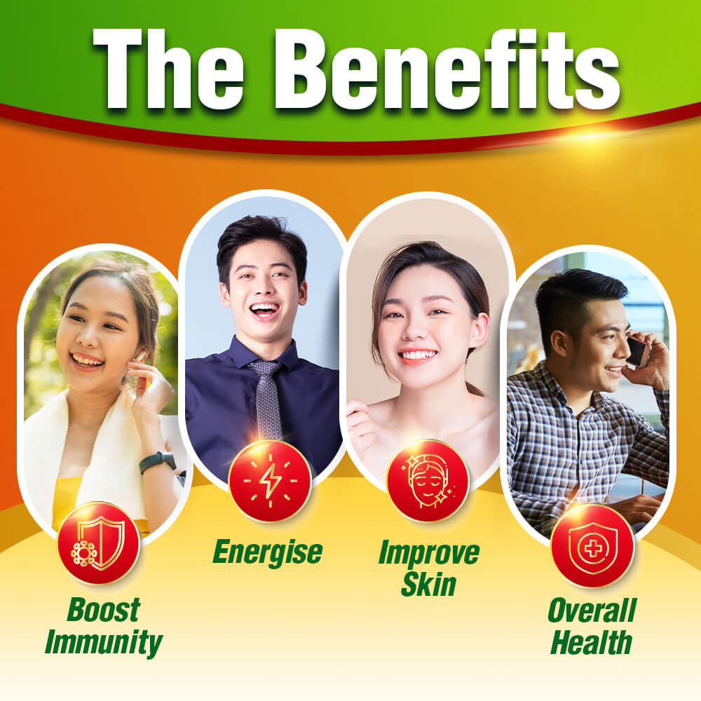 AFC Vitamin C & Korean Ginseng for Immunity Health Energy & Skin🍋120 Caplets - Lifestream Group US