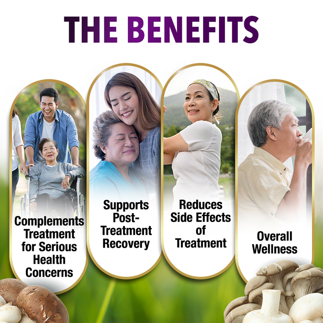 LABO Bioactive Organic Yunzhi-Turkey Tail+7 Mushroom Extract Intensive Immune Support &amp; Recovery - Lifestream Group US