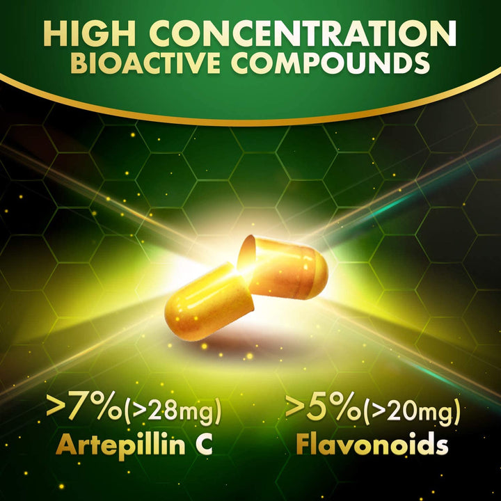 LABO Nutrition Brazilian Green Propolis Ultimate - Contains >7% Artepillin C &amp; >5% Flavonoids, for Immune &amp; Brain Support, Natural, High Concentrate - Lifestream Group US